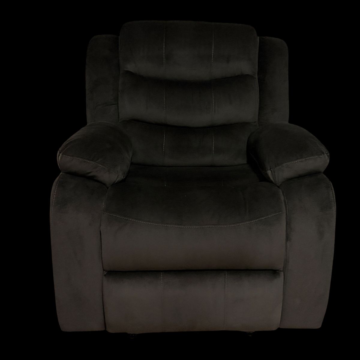 GENERICO - BERGER RECLINABLE RELAXLINE CHOCOLATE OSCURO - FELPA