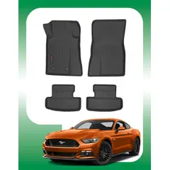 OM INDUSTRIAS PREMIUM - Piso Bandeja Calce Perfecto Ford Mustang 2015-2026