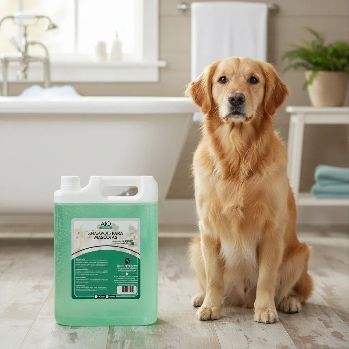 GENERICO - Shampoo Mascotas Menta & Romero 5 Lts Efecto Refrescante