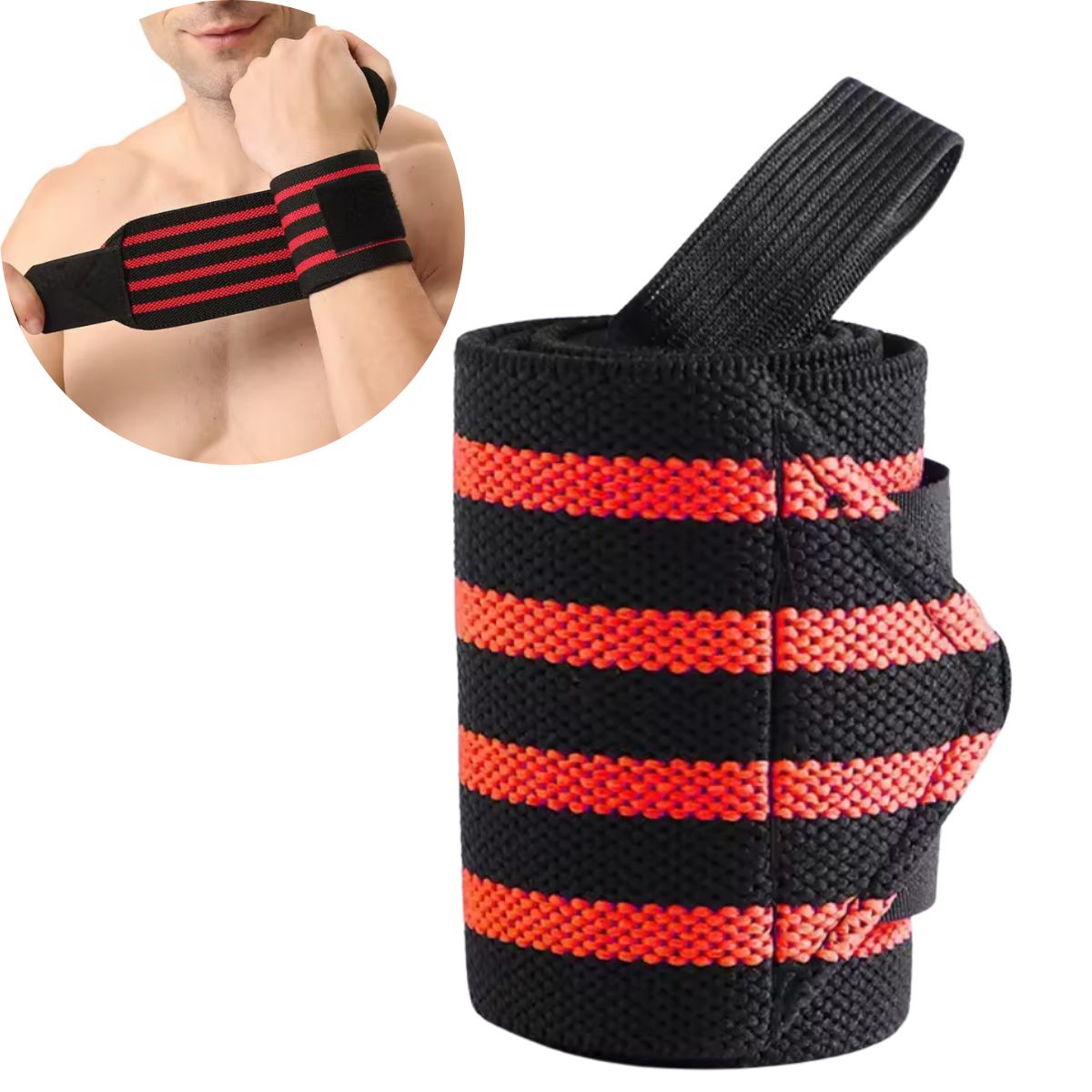 GENERICO - Par De Muñequeras Deportivas Fitness Pesas Y Levantamiento
