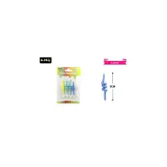 GENERICO - Velas espiral de colores 9cm 4pcs