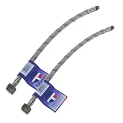 TAUMM - Pack X2 Flexible Monomando Hi Media X M10 35cm Rojoazul