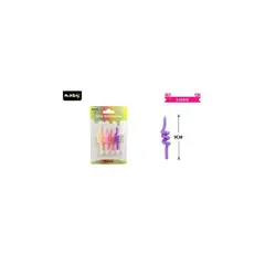 GENERICO - Velas espiral de colores 9cm 4pcs