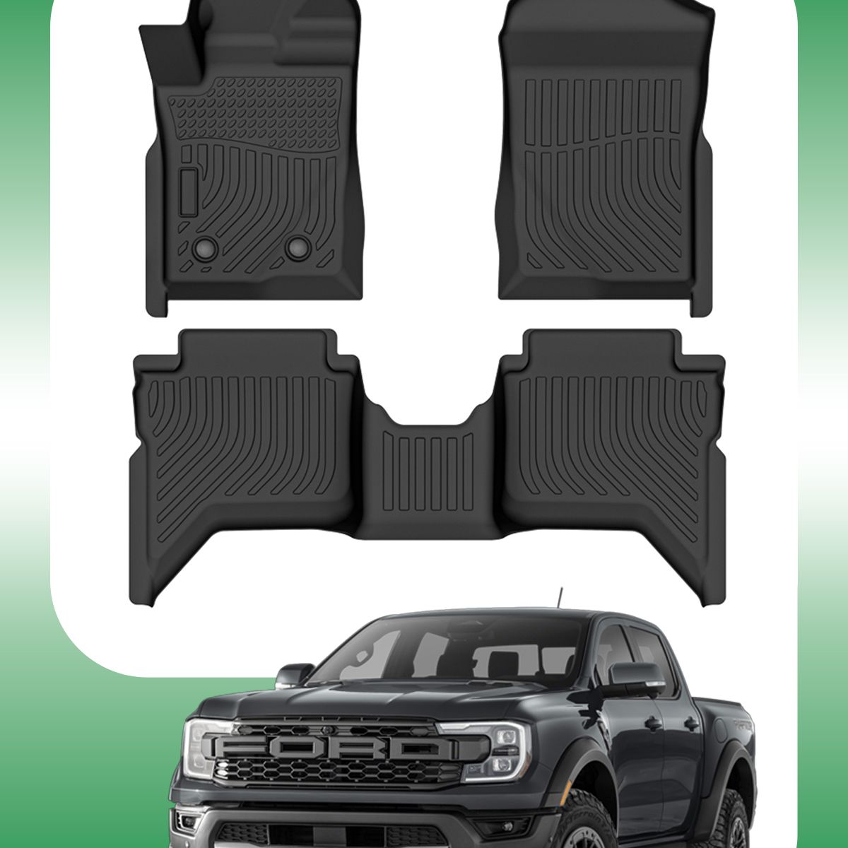 OM INDUSTRIAS PREMIUM - Piso Bandeja Calce Perfecto Ford Ranger 2022-2026