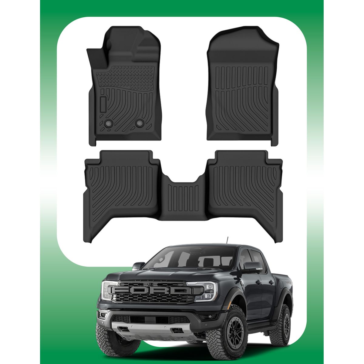 OM INDUSTRIAS PREMIUM - Piso Bandeja Calce Perfecto Ford Ranger 2022-2026