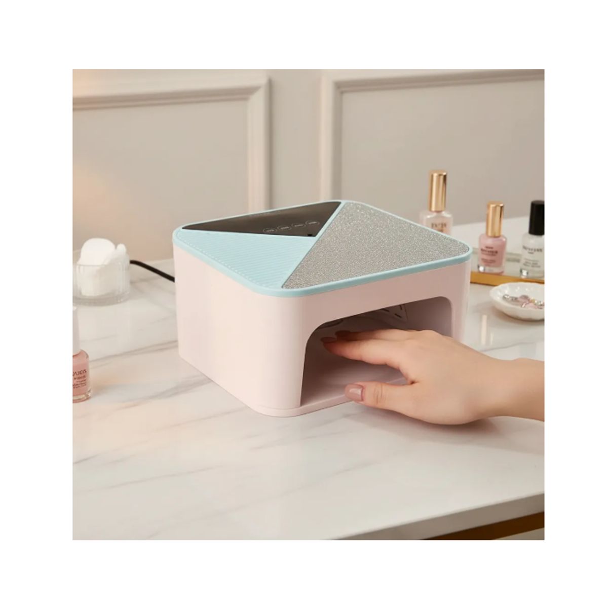 GENERICO - Lámpara Led Uv 288w Uñas Gel Secado Rápido Sensor CELESTE