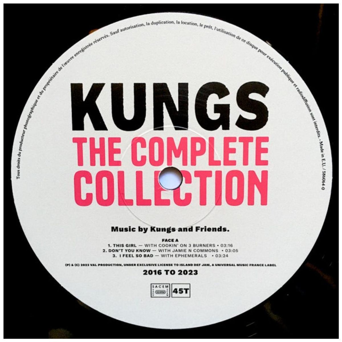 HITWAY MUSIC - KUNGS - COMPLETE COLLECTION - VINILO