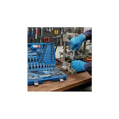 GENERICO - Kit De Herramientas Combinadas 151 Piezas Azul Acero