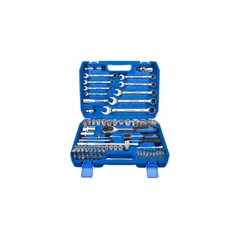 GENERICO - Set De Herramientas Combinadas De 82 Pzs Calidad Profesional Azul Acero