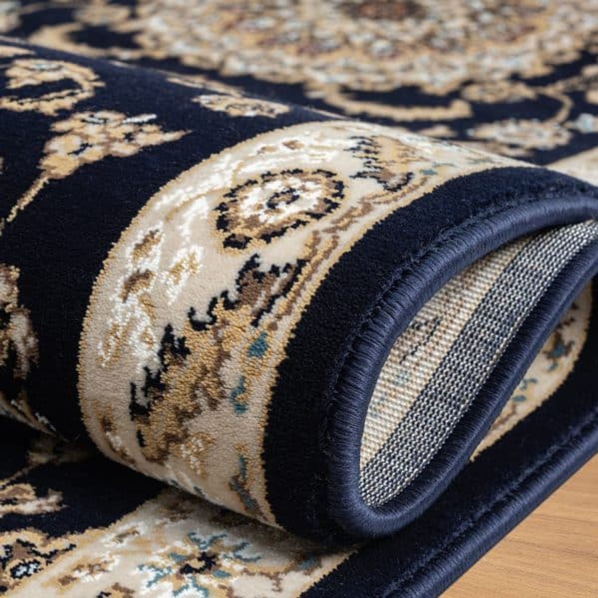 GENERICO - Alfombra Clásica Origen Turca Tipo Persa 120 x 180 Azul 1