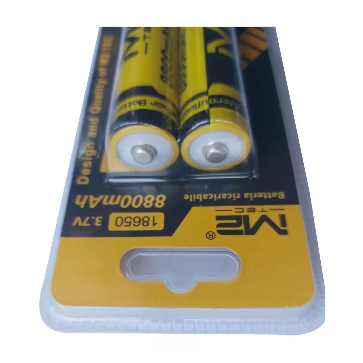 NO LOGO - Pilas Recargables 18650 Litio 8.800 Mah 3.7v