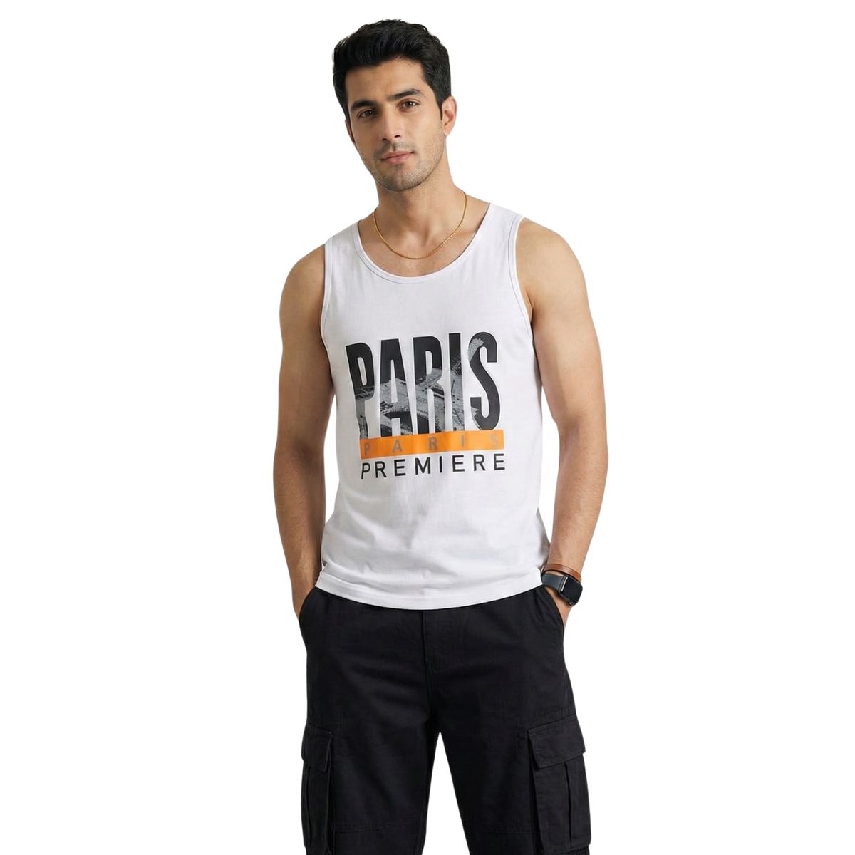 D'JOE - Polera Musculosa Hombre Paris