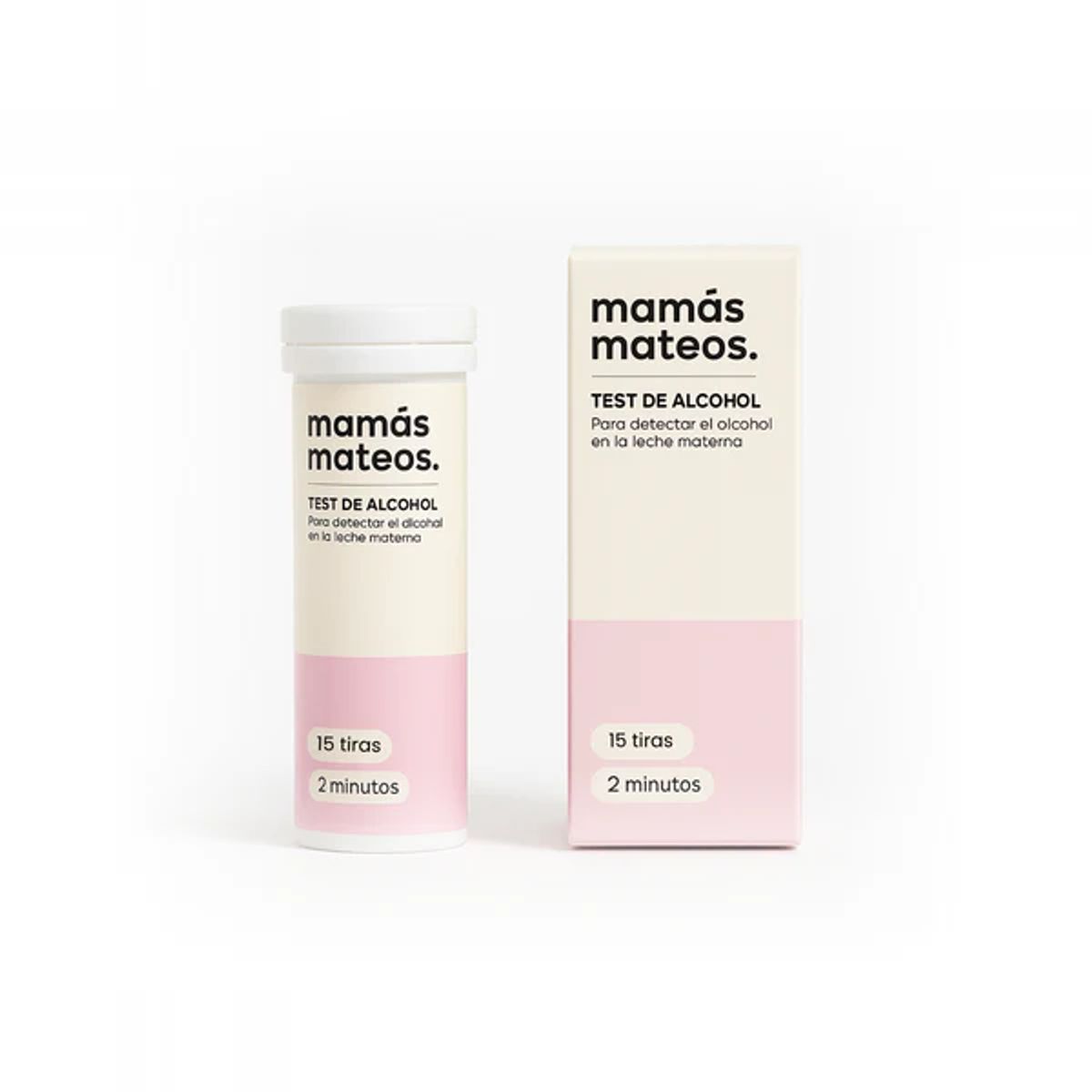 MAMAS MATEAS - Test de Alcohol para Leche Materna - 15 Tiras Reactivas - Mamás Mateas
