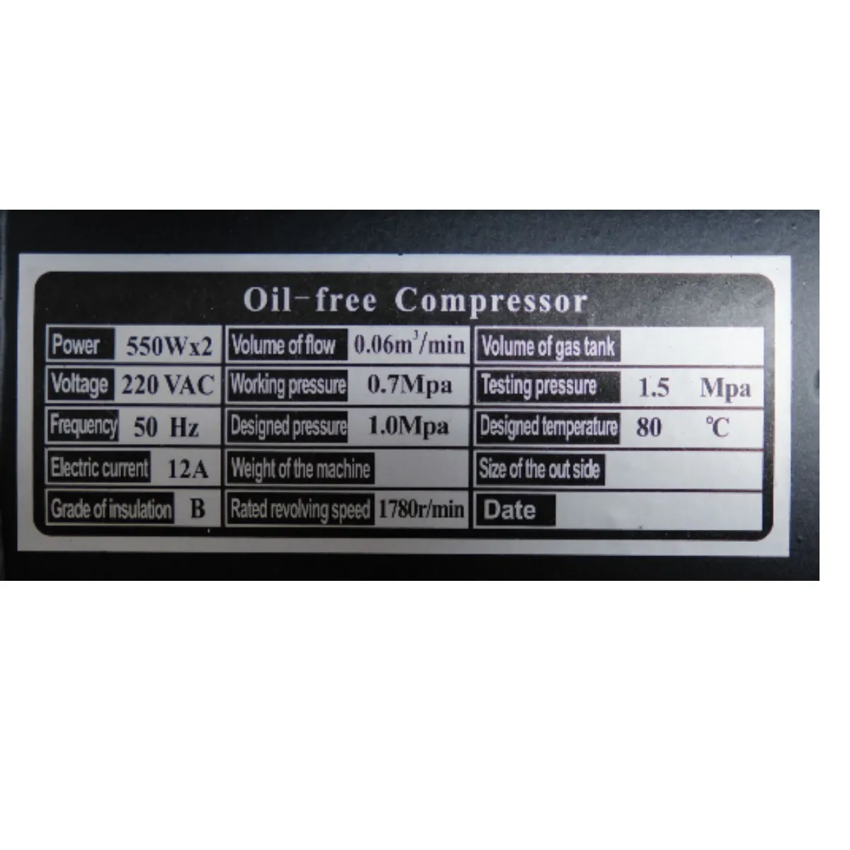 GENERICO - Compresor Silencioso Dental 50l