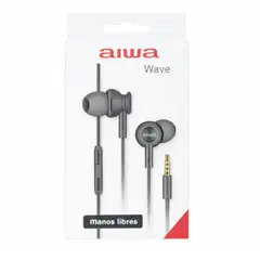 AIWA - AUDIFONO AW1 WAVE GRIS MANOS LIBRES