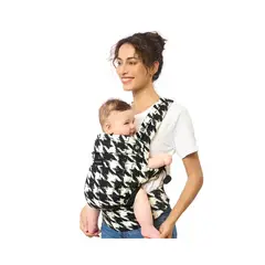 MOMCOZY - Portabebé 3 en 1 - Pata de Gallo Algodón -