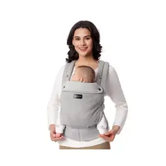 MOMCOZY - Portabebé 3 en 1 - Malla Gris -