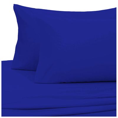 Imagen 2 del producto Sabana Unicolor 1 Plaza 144 Hilos - Color Azul