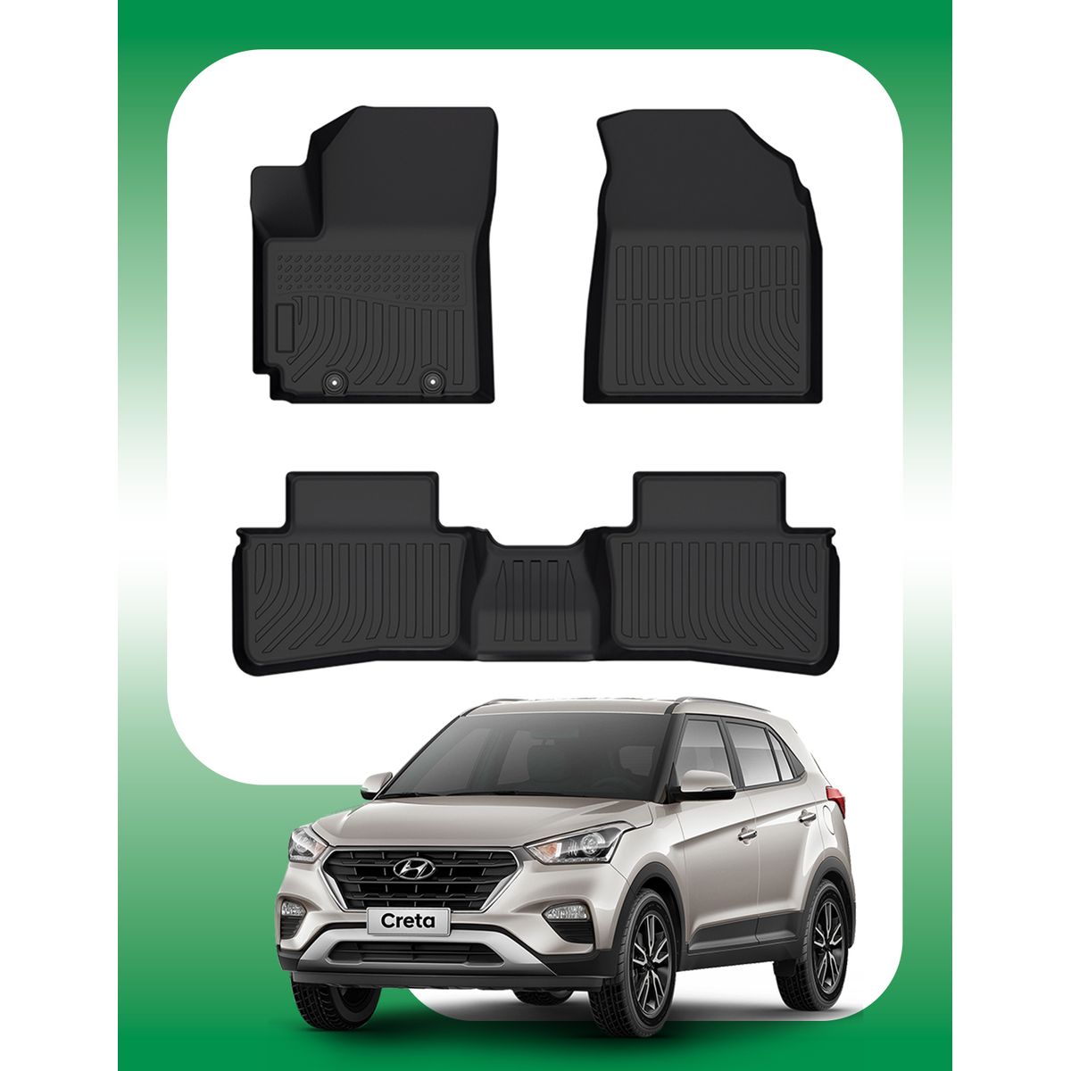 OM INDUSTRIAS PREMIUM - Piso Bandeja Calce Perfecto Hyundai Creta 2021-2026