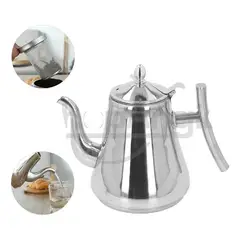 GENERICO - Tetera Infusor Acero Inoxidable Para Té Y Infusiones 1 Litro