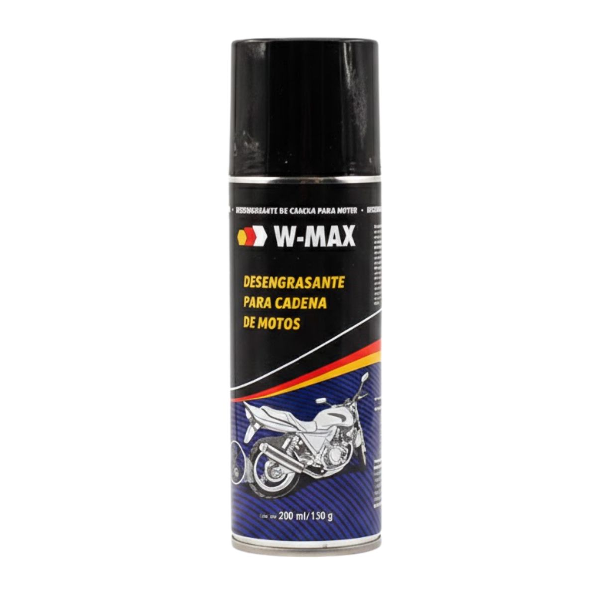 WURTH - Pack Limpieza Cadena Moto W-MAX Desengrasante Lubricante + Cepillo