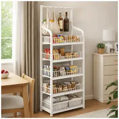 HOMER DESIGN - Estante repisa multifuncional planta biblioteca Con Cajones 150x63x30