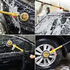 MOVI - CEPILLO GIRATTORIO PARA LAVAR AUTO CON CONEXIÓN A AGUA