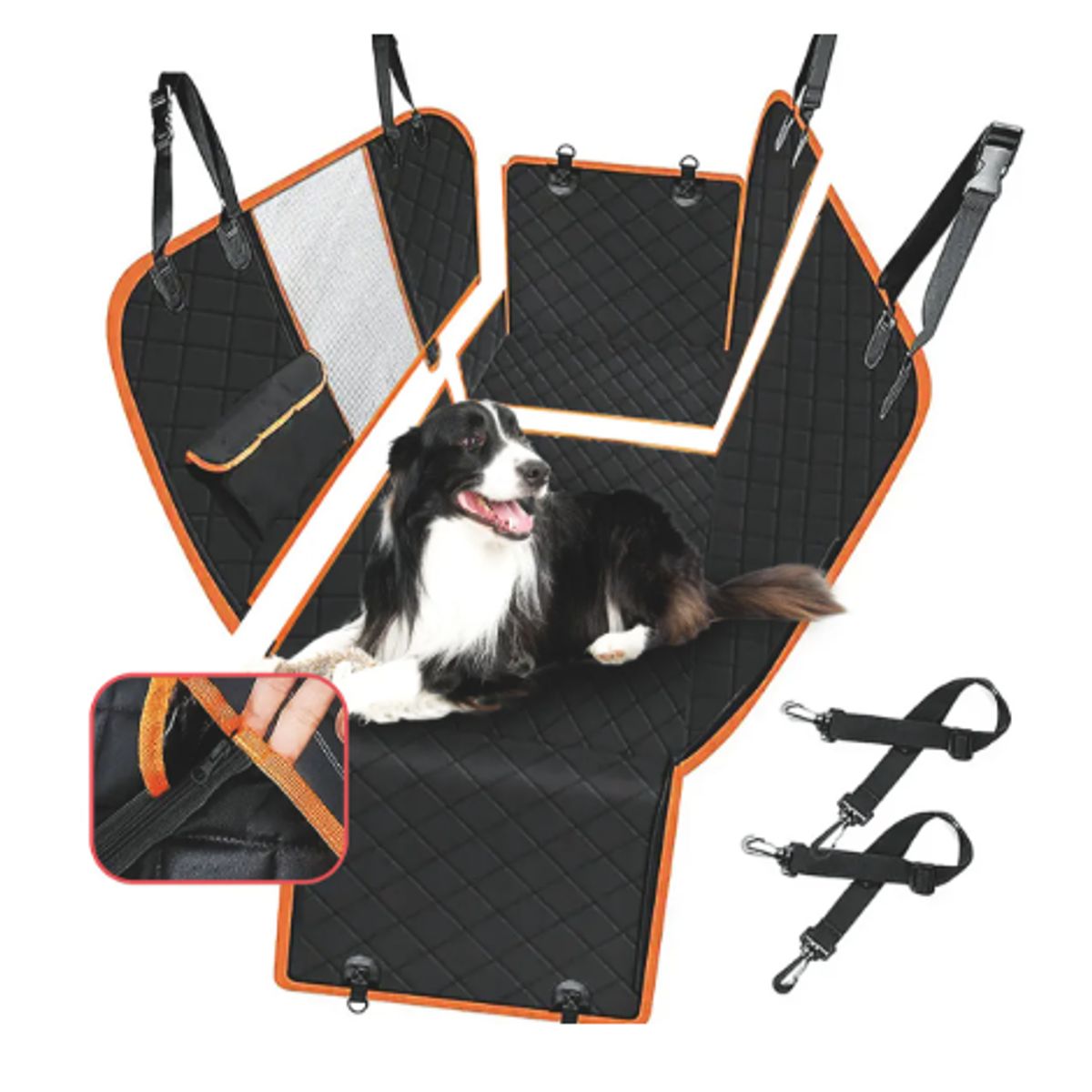 GENERICO - Funda Protector Asiento Auto Mascotas Impermeable 5 en 1 Universal