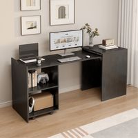 Escritorio Plegable Para Studio 140x44x80 Con Dos Repisa