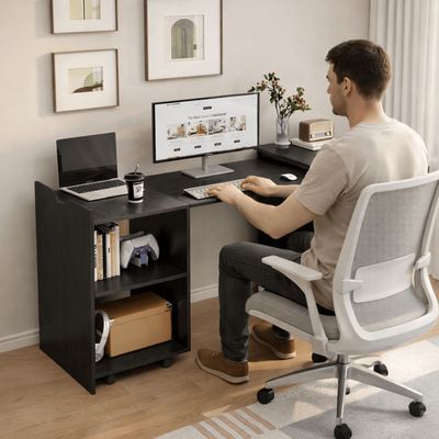 Imagen 2 del producto Escritorio Plegable Para Studio 140x44x80 Con Dos Repisa