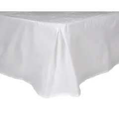 KEYHOME - Faldón 2 Plazas 144 Hilos - Color Blanco