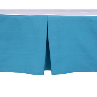 Imagen 2 del producto Faldon 1.5 Plaza 144 Hilos - Color Celeste