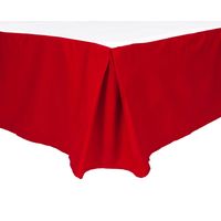 Faldon 1.5 Plaza 144 Hilos - Color Rojo