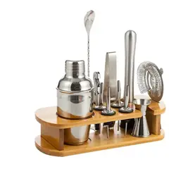 GENERICO - Kit De Utensilios De Coctelería C/coctelera De 750ml, 12 Pzs