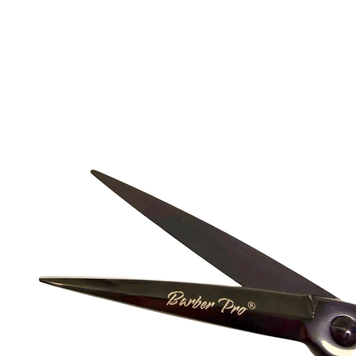 GENERICO - Tijera Profesional Peluquería BARBER PRO 6,5 Filo Navaja Negro