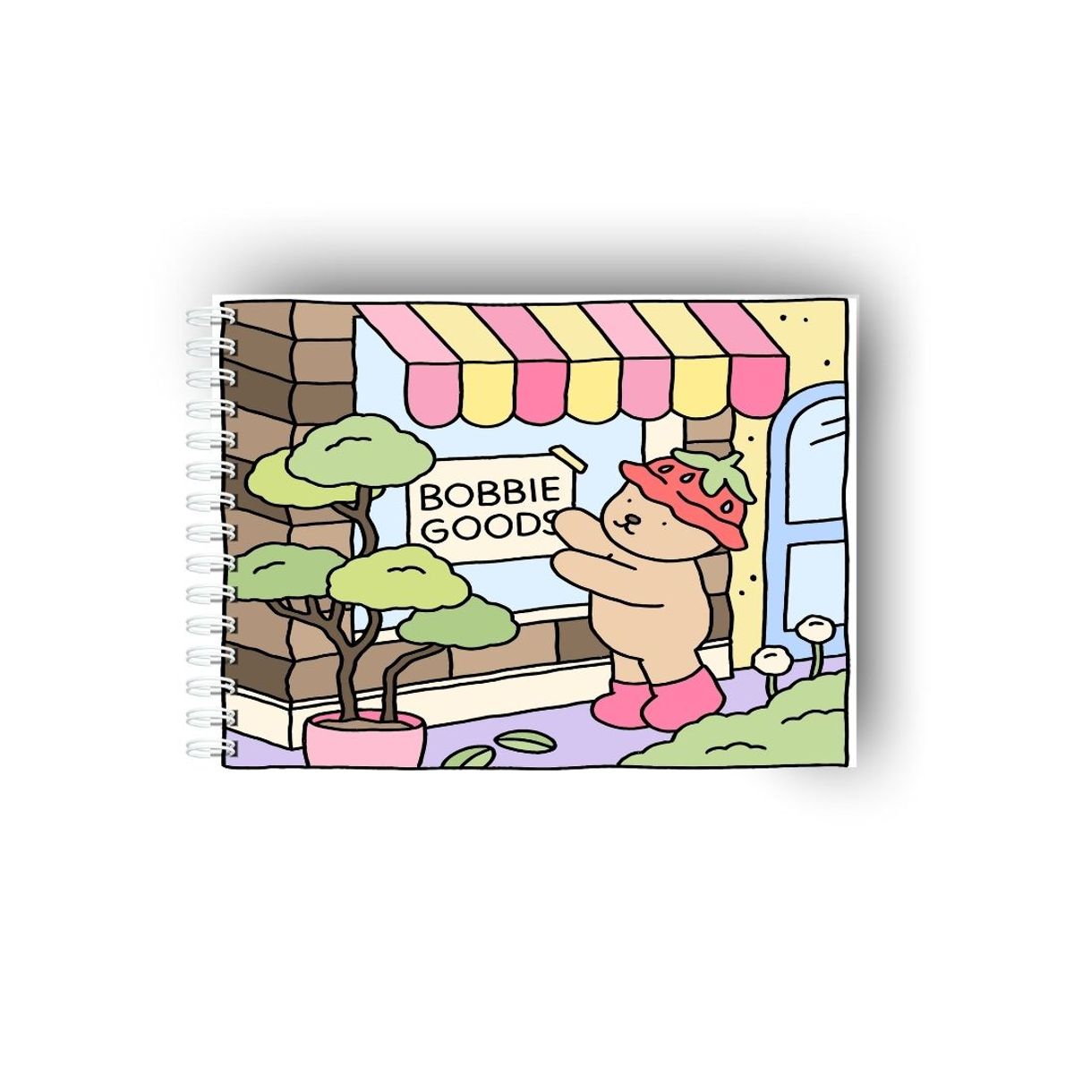 GENERICO - libro para colorear bobbie goods 125 paginas (18x25 cm aprox)