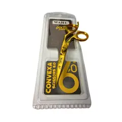 WAHL - Tijera Profesional 6 Filo Navaja Dorado