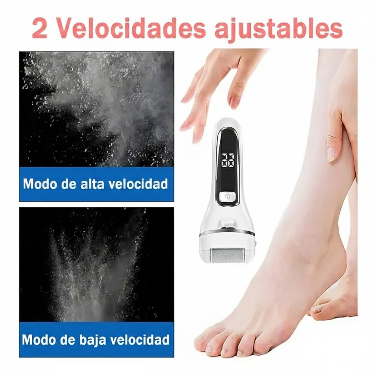 GENERICO - Removedor De Callos Eléctrico De Pie Kit Pedicura Recargable
