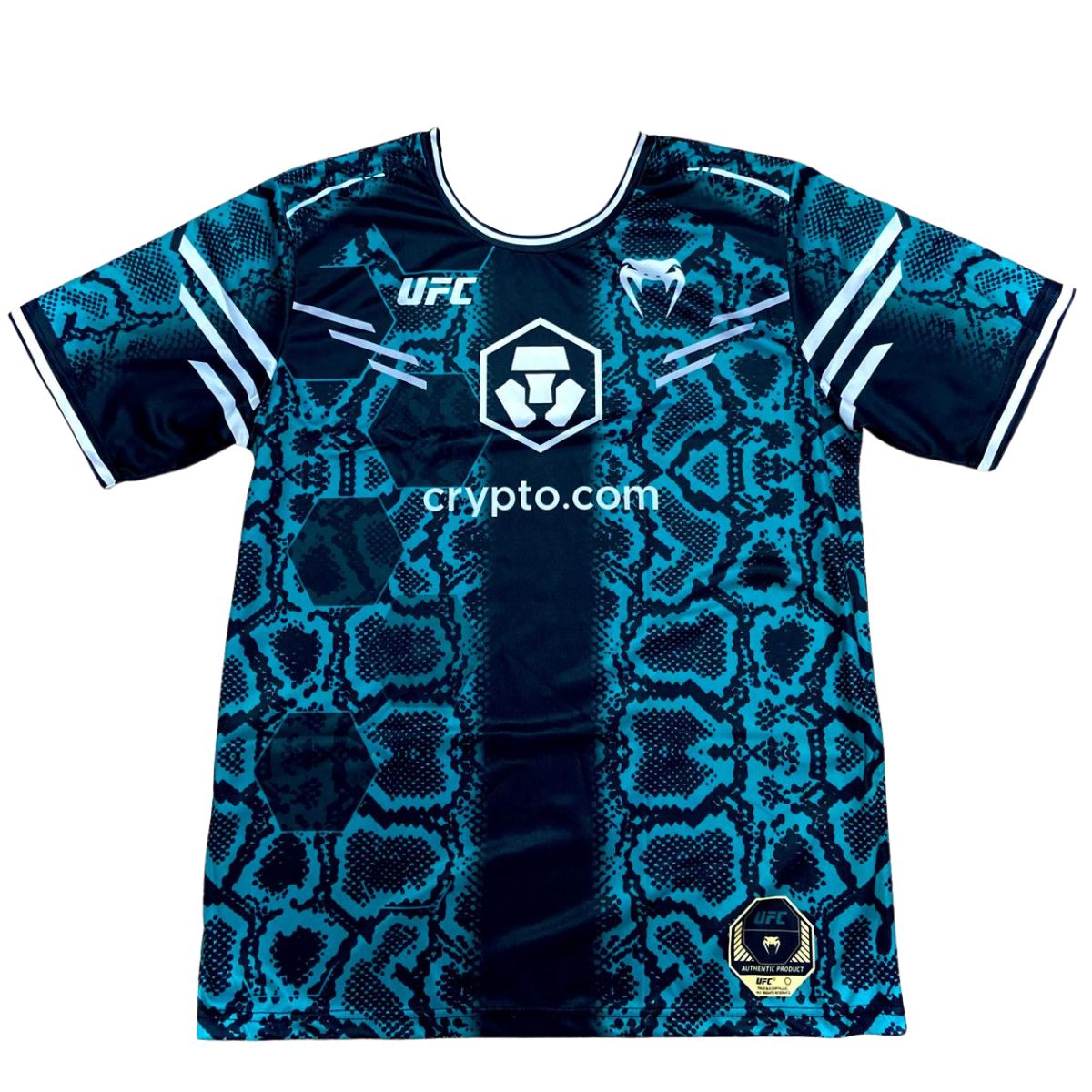 VENUM - Polera Venum UFC Adrenaline Verde  Fight Night MAKHACHEV  Camiseta Oficial MMA Talla XL