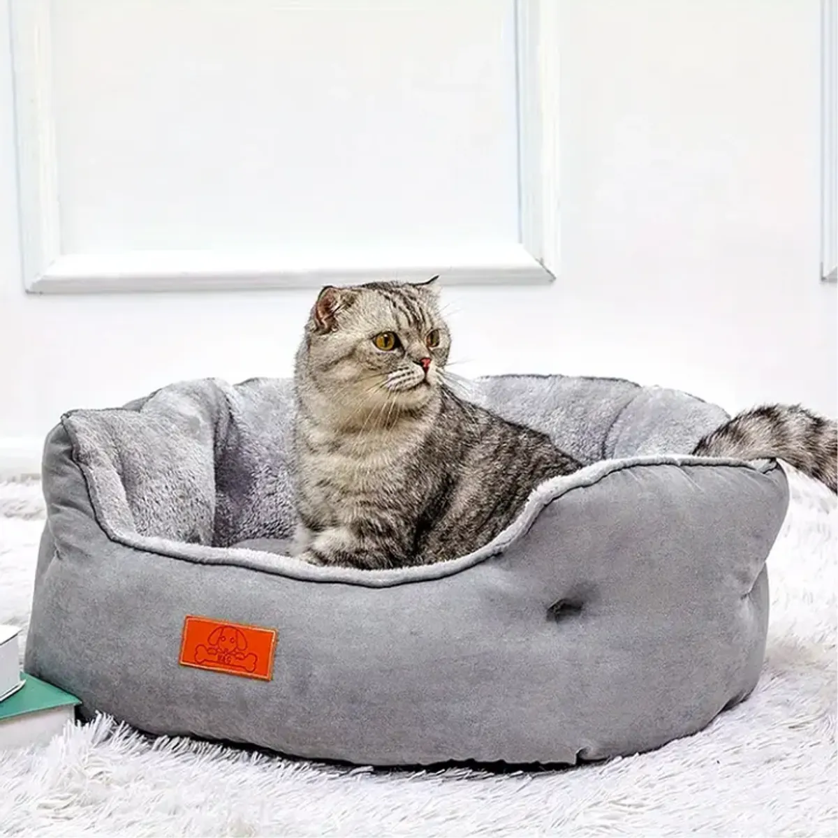 GENERICO - Cama Ultrasuave Antiestres Para Mascota Perros Gatos