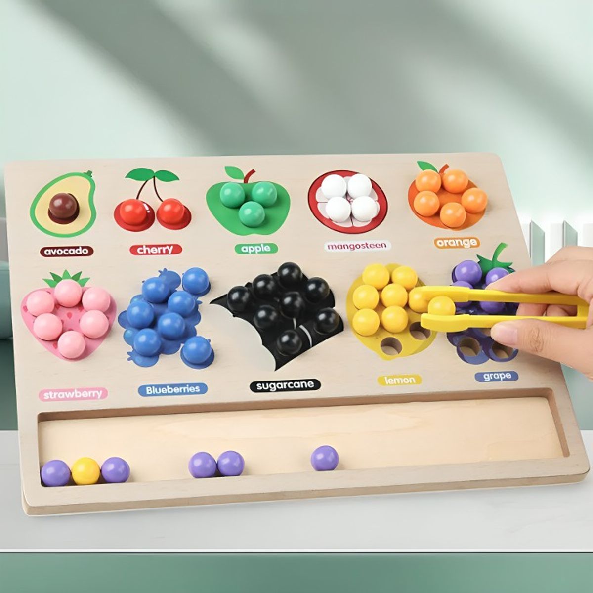 GENERICO - Tablero Clasificacion Colores y Frutas Juguete