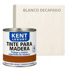 KENT - TINTE DE MADERA ORGANICO - EXTRACUBRIENTE BASE AGUA. - 1.5 KL BLANCO
