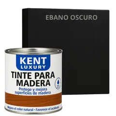 KENT - TINTE DE MADERA ORGANICO - EXTRACUBRIENTE BASE AGUA. - 1.5 KL ÉBANO OSCURO