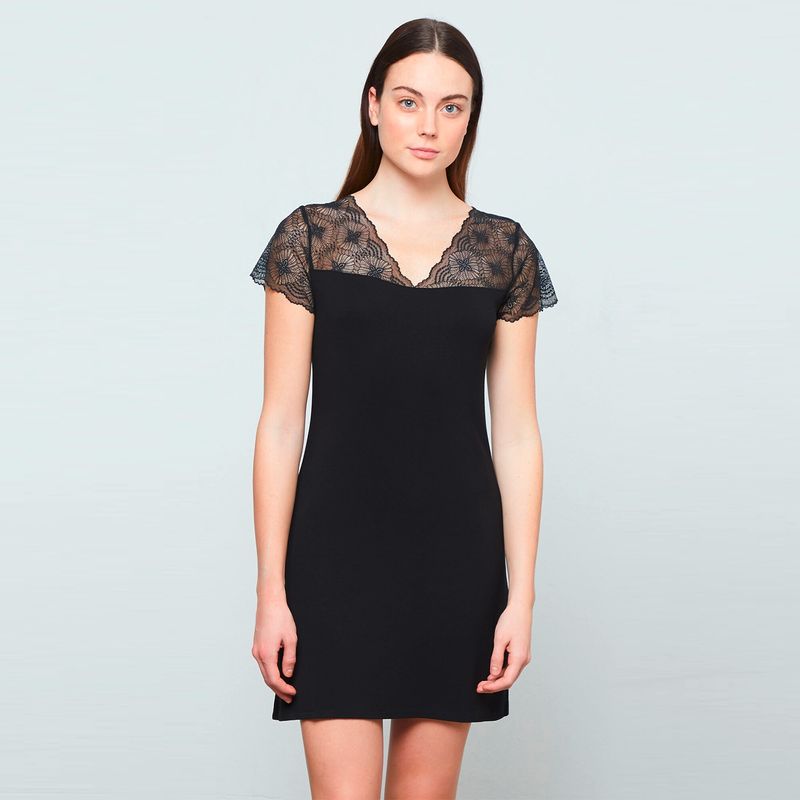 ETAM - Camisa de Dorir Liddy Encaje Mujer Etam