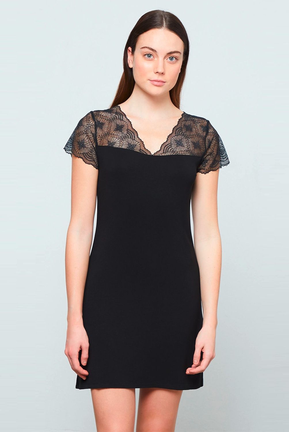 ETAM - Camisa de Dorir Liddy Encaje Mujer Etam