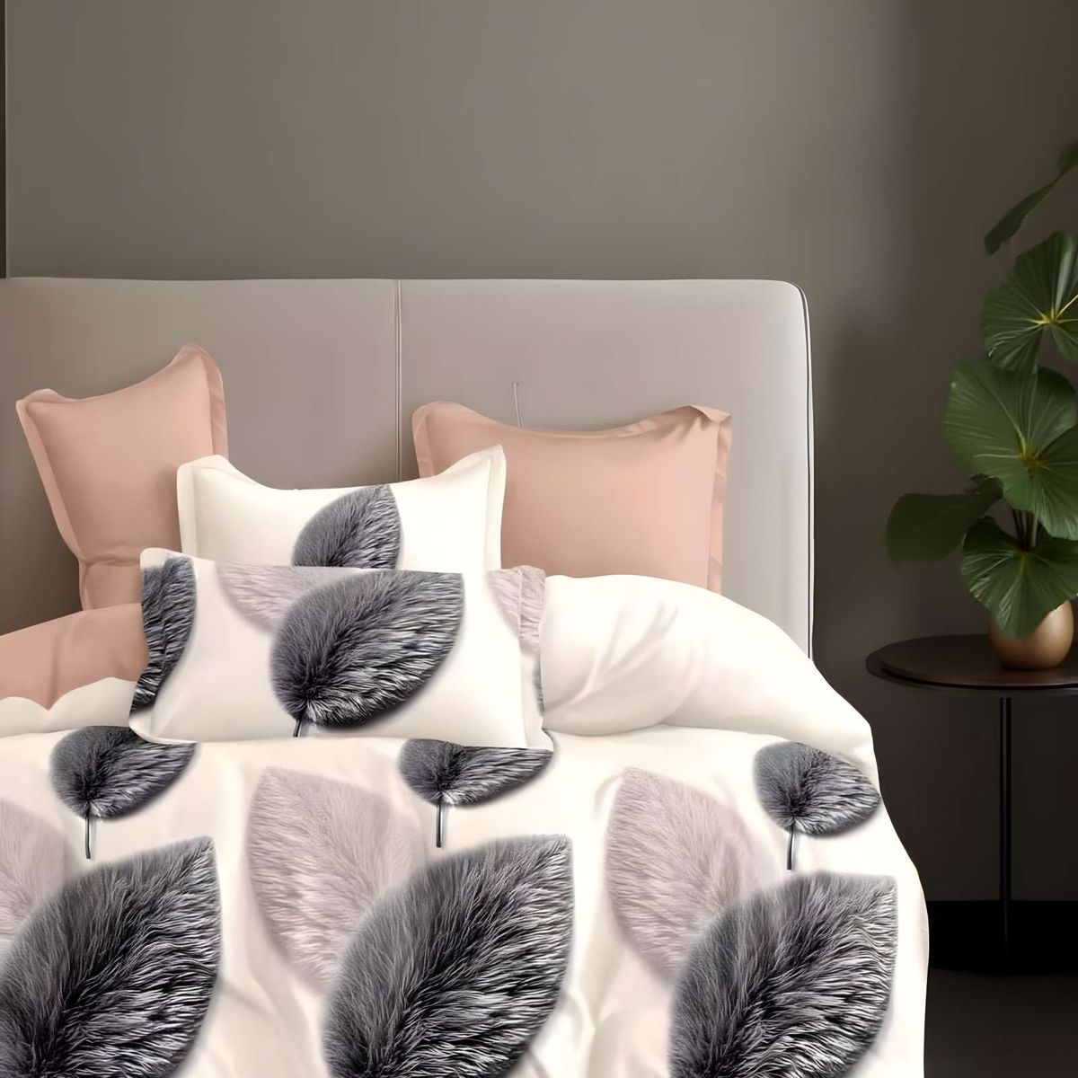 GENERICO - CUBRECAMA CON DISEÑOS  KING 250 X 270 CM + 2 ALMOHADAS P08