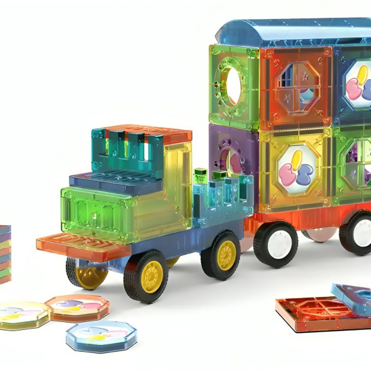 GENERICO - Bloque Magnetico Auto 43 pcs