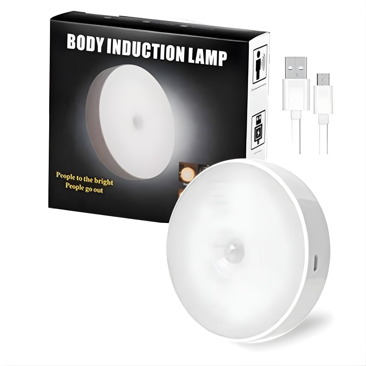 GENERICO - Lámpara Led Sensor Movimiento Recargable Closet Y Pasillos
