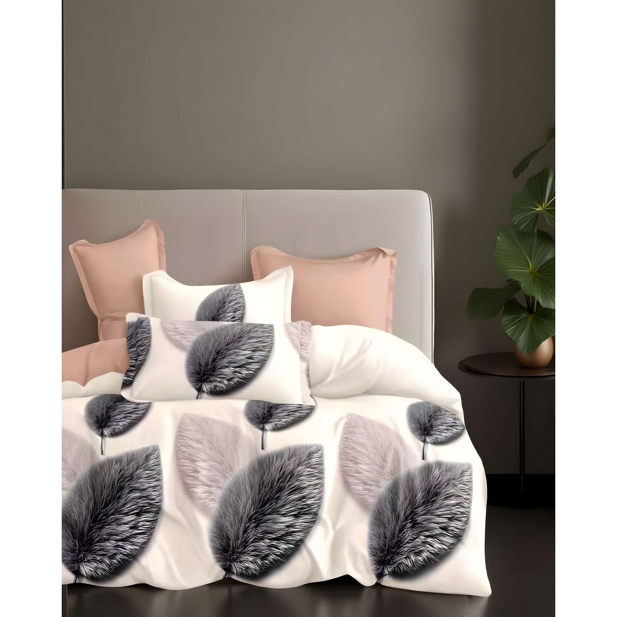 GENERICO - CUBRECAMA CON DISEÑOS  KING 250 X 270 CM + 2 ALMOHADAS P08