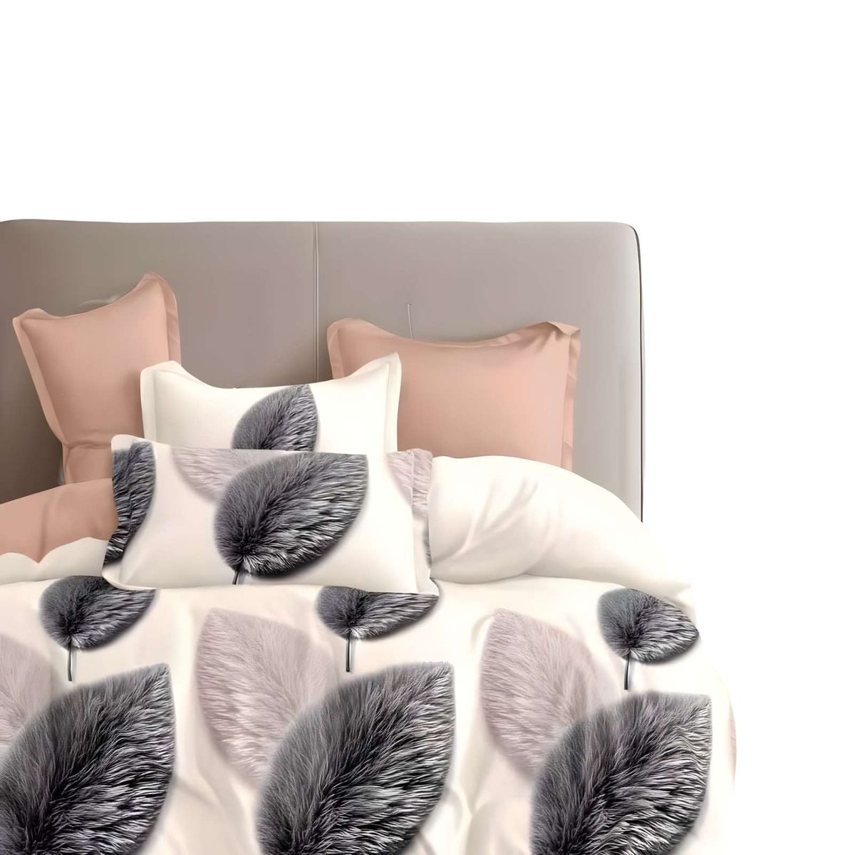 GENERICO - CUBRECAMA CON DISEÑOS  KING 250 X 270 CM + 2 ALMOHADAS P08